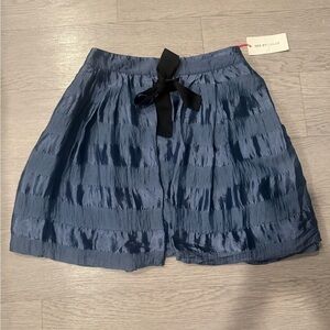 See By Chloe Silk Blend Bow Coquette Feminine Mini Skirt Size 4